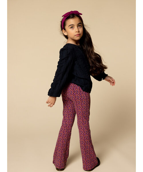 LOOXS Little Flared broek krinkel Confetti