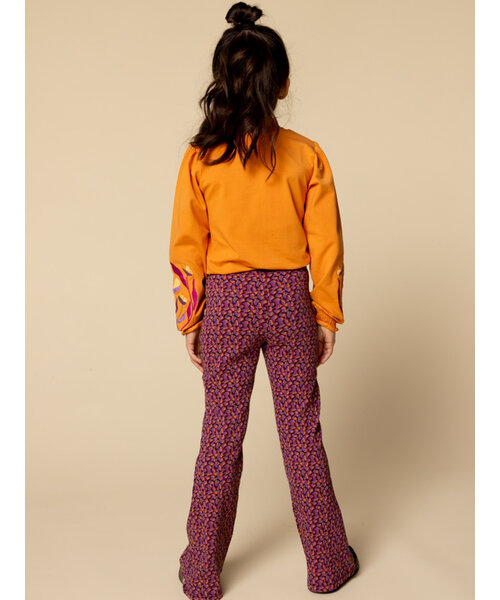 LOOXS Little Flared broek krinkel Confetti