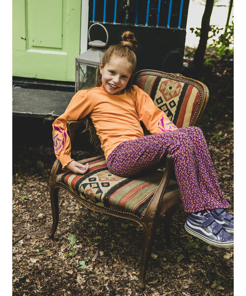 LOOXS Little Flared broek krinkel Confetti