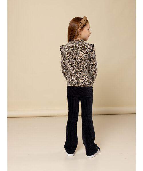LOOXS Little Flared corduroy broek Graphite