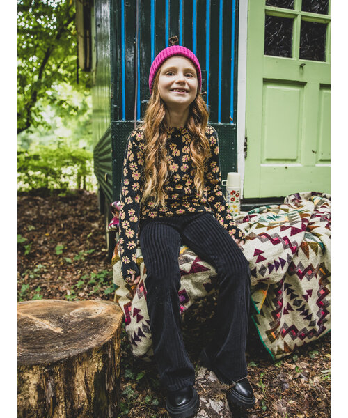 LOOXS Little Flared corduroy broek Graphite