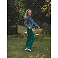 LXS the female concept LXS Pantalon wide leg Clover Green