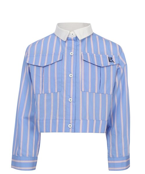 LOOXS 10sixteen Blouse Gestreept met witte kraag