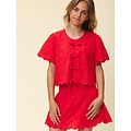 LOOXS 10sixteen Blouse katoen broderie Red Flower