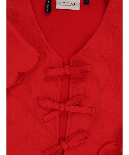 LOOXS 10sixteen Blouse katoen broderie Red Flower