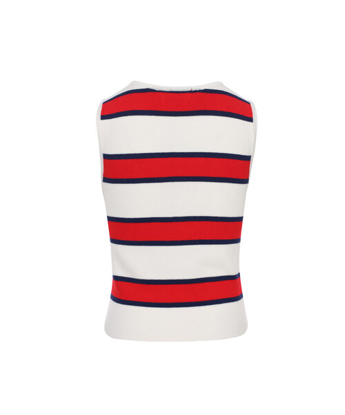 LOOXS 10sixteen Gebreide Viscose top gestreept