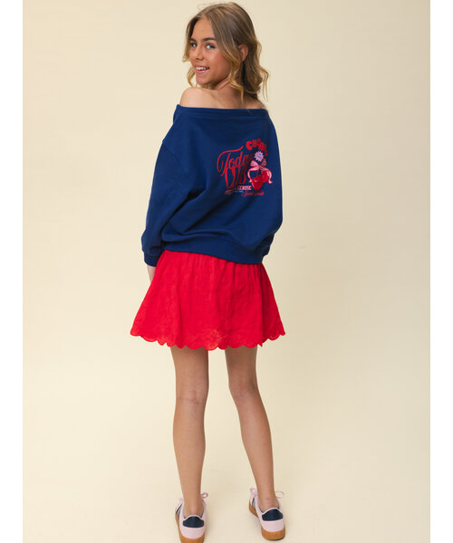 LOOXS 10sixteen Boothals sweater Navy