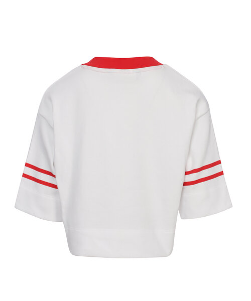 LOOXS 10sixteen T-shirt Wit / Rood V-hals