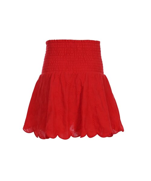 LOOXS 10sixteen Skort katoen broderie Red Flower