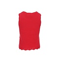 LOOXS Little Gebreide katoenen top Rood