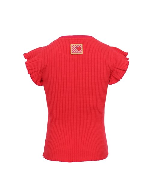 LOOXS Little Rib jersey t-shirt Warm Pink