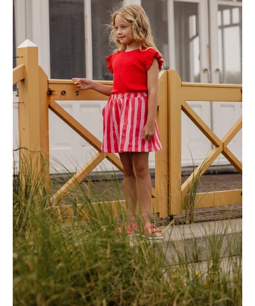 LOOXS Little Rib jersey t-shirt Warm Pink