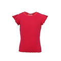 LOOXS Little Rib jersey t-shirt Poppy Rood