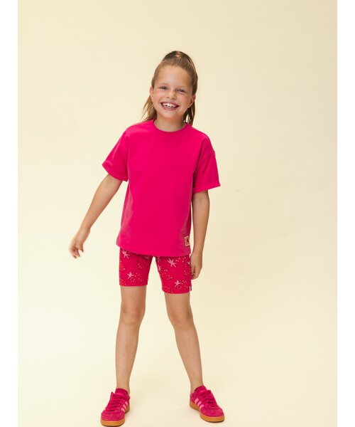 LOOXS Little T-shirt Extra lang Warm Pink