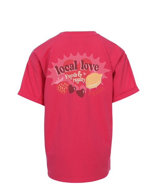 LOOXS Little T-shirt Extra lang Warm Pink