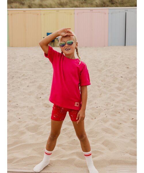 LOOXS Little T-shirt Extra lang Warm Pink