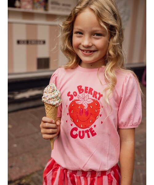 LOOXS Little T-shirt Soft Pink So Berry Cute