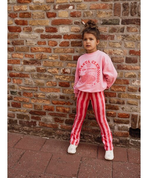 LOOXS Little Flared sweat broekje gestreept