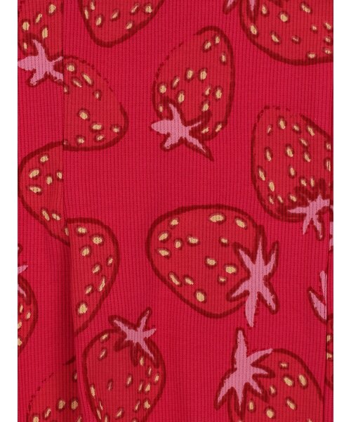 LOOXS Little Rib jersey slim fit short Strawberry fields