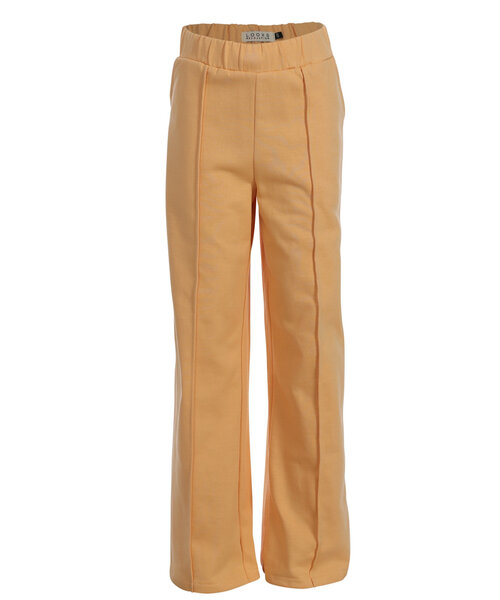LOOXS Little Wide leg sweat broekje Abricot Geel