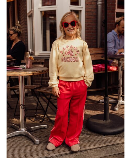 LOOXS Little Sporty broek Rood