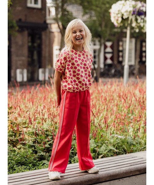 LOOXS Little Sporty broek Rood