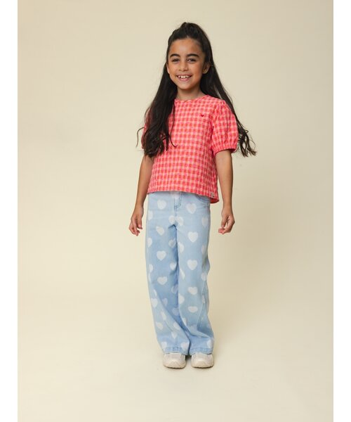 LOOXS Little Denim wide leg Hearts