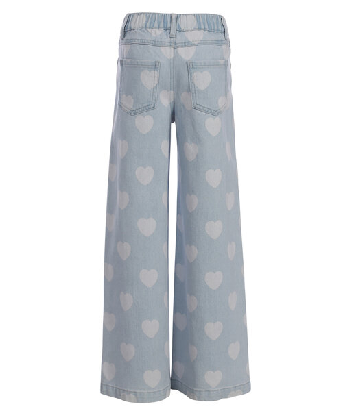 LOOXS Little Denim wide leg Hearts