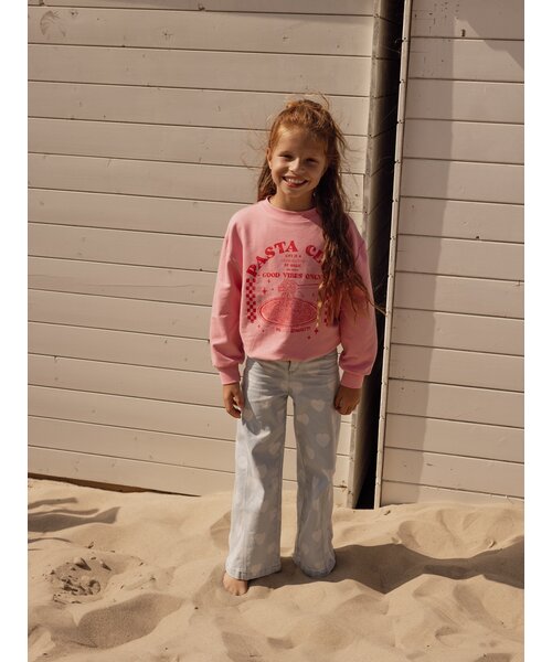 LOOXS Little Denim wide leg Hearts