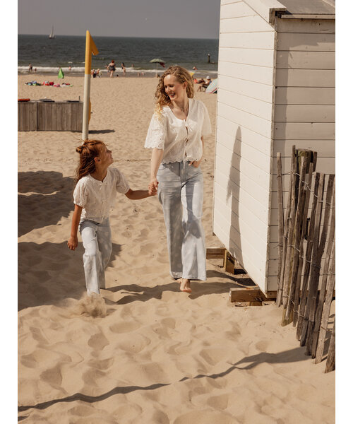 LOOXS Little Denim wide leg Hearts