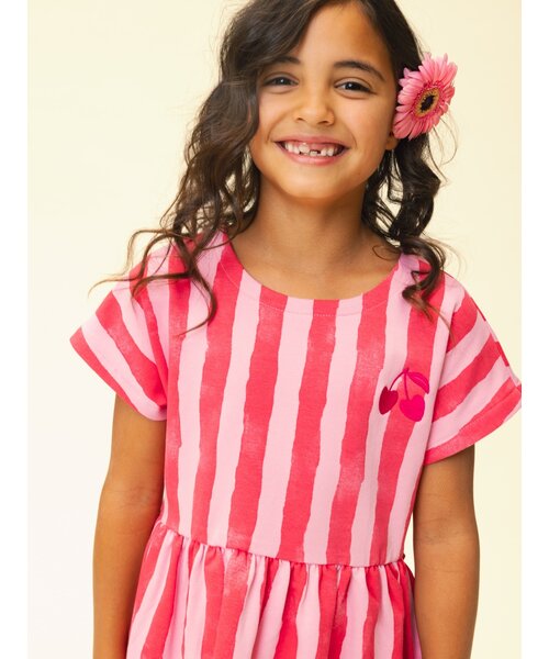 LOOXS Little Sweat jurkje gestreept