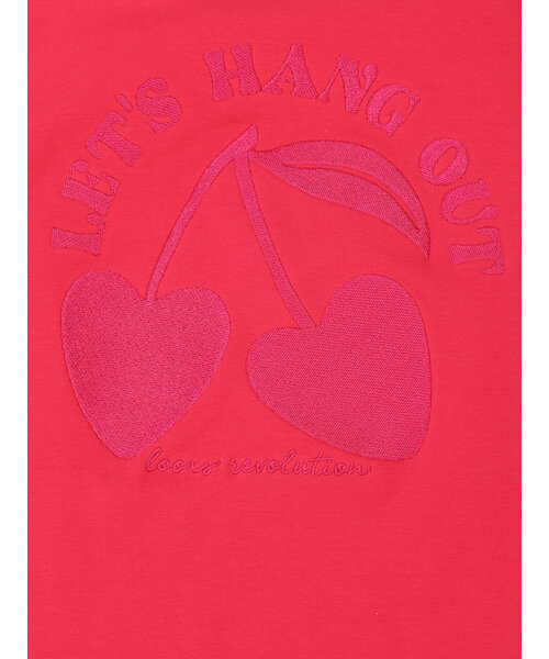 LOOXS Little Sweater jurk Poppy Red