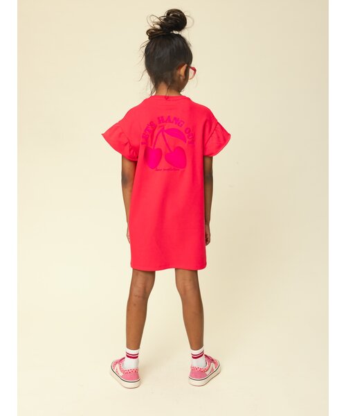 LOOXS Little Sweater jurk Poppy Red