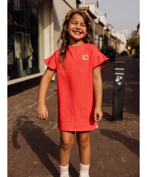 LOOXS Little Sweater jurk Poppy Red