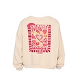 LXS the female concept LXS Sweater Creamy backprint