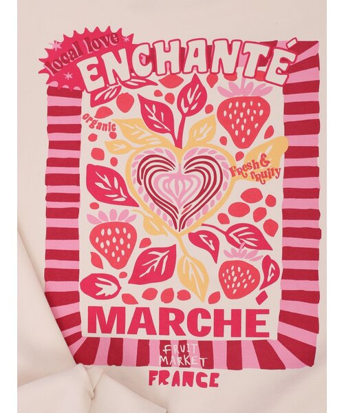 LXS the female concept LXS Sweater Creamy backprint