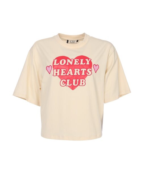 LXS the female concept LXS Creamy Heart T-shirt