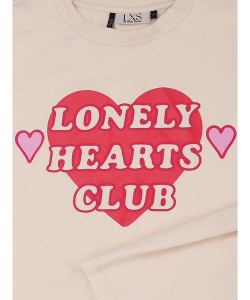 LXS the female concept LXS Creamy Heart T-shirt