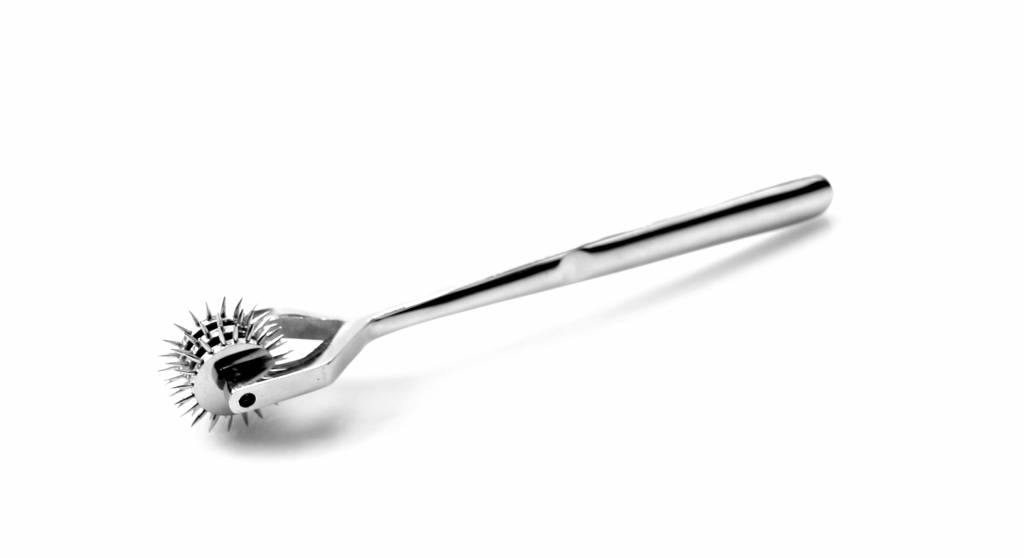 Dreifaches Pinwheel – Stimulieren Sie Ihre Haut mit verchromtem Stahl