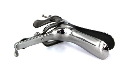 Vaginal Speculum - Stainless Steel Lubricant-friendly Tool