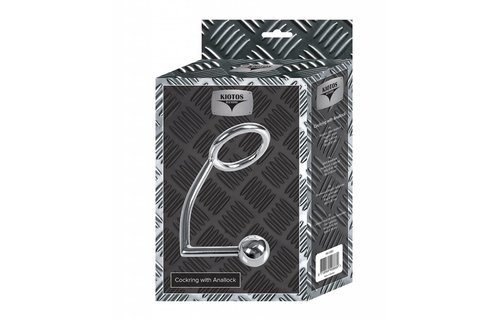 Cock Ring with Anal Lock - Double Stimulation & Erection Boost