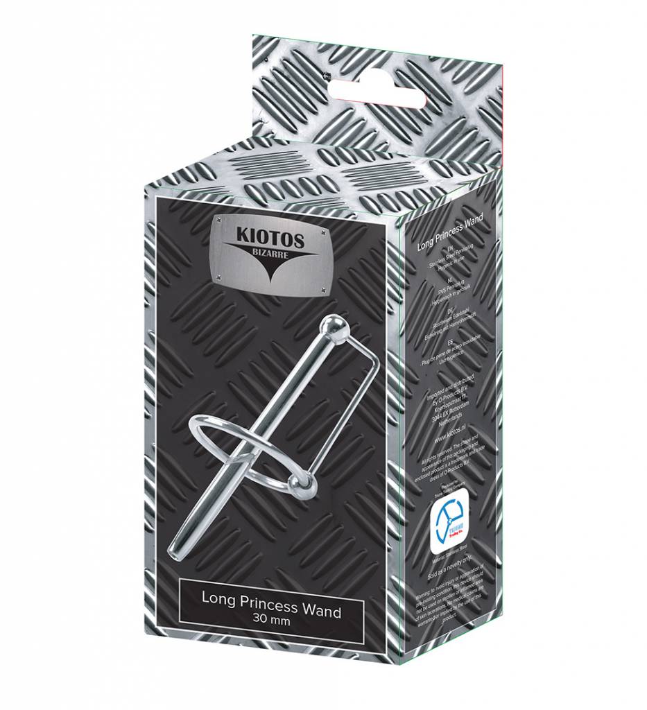 Long Princess Wand 30 mm | Stainless Steel Glans Ring