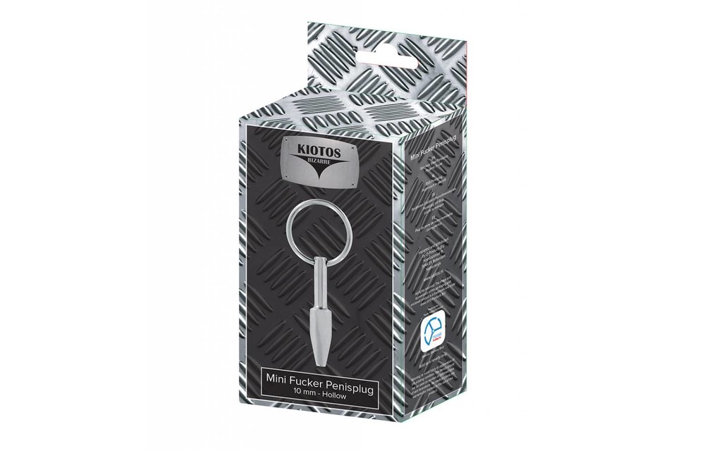 Mini Fucker Penisplug 10 mm - Strakke Penis Plug Hol