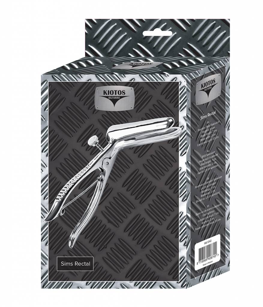 Sims Rectangle - Stainless Steel Anal Toy 3.5 cm wide