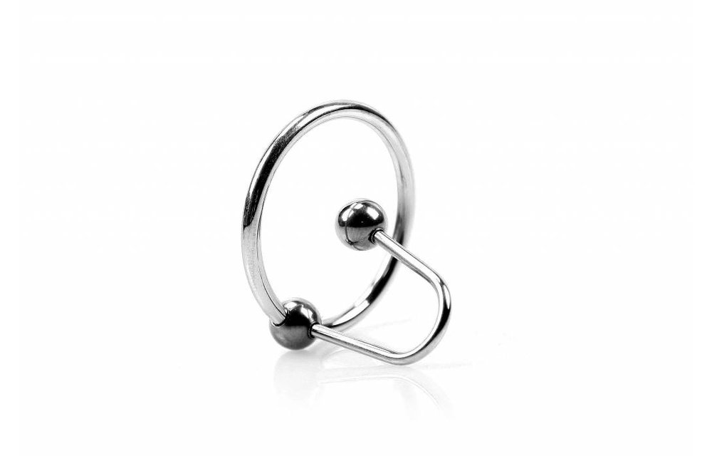 Sperma Stopper 28mm | Strakke Metalen Eikelring BDSM