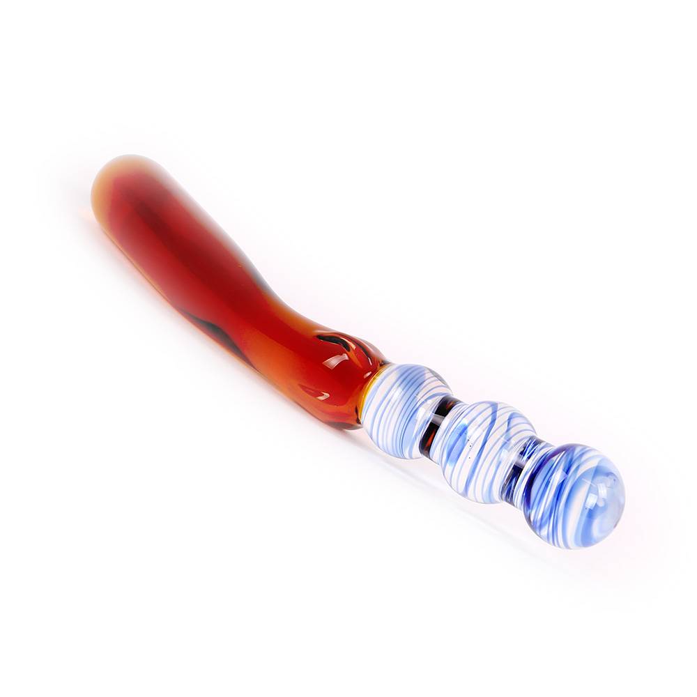 Dildo Blau & Bernstein Kurven 23.2 x 3 cm