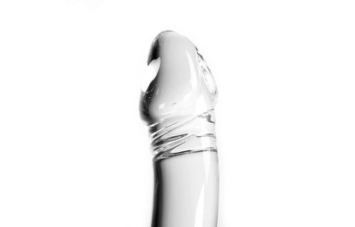 Dildo Klar Doppelt 21,5 cm – Glas-Spielzeug Warm/Kalt