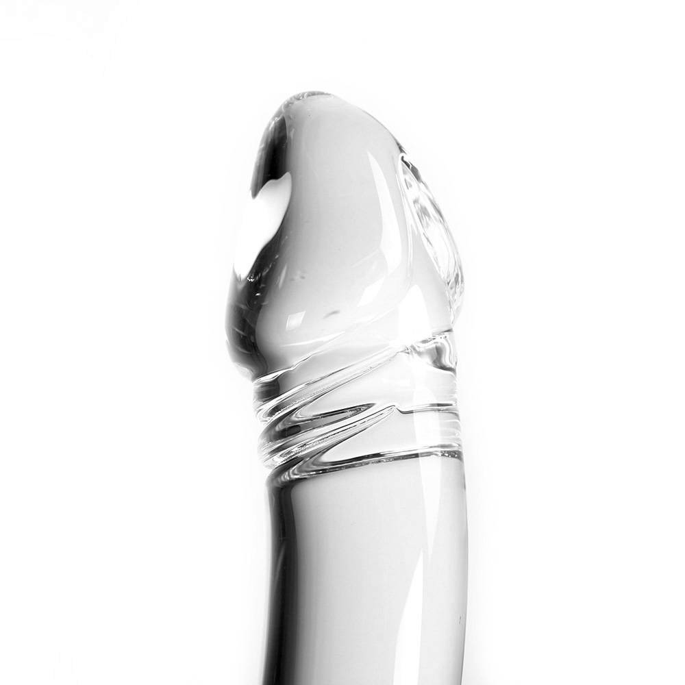 Clear Double Dildo 21.5 cm – Glass Toy Hot/Cold