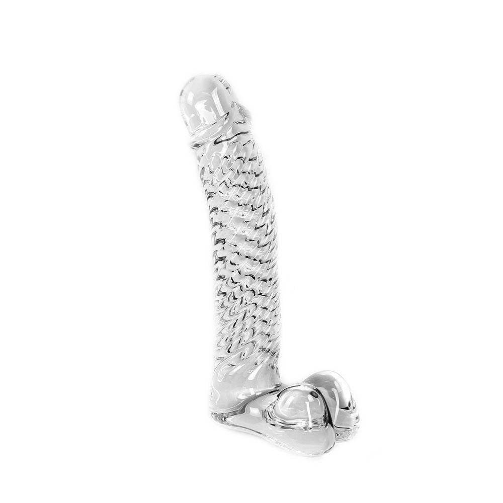 Dildo Klar Penis Gerippt 17 x 3 cm