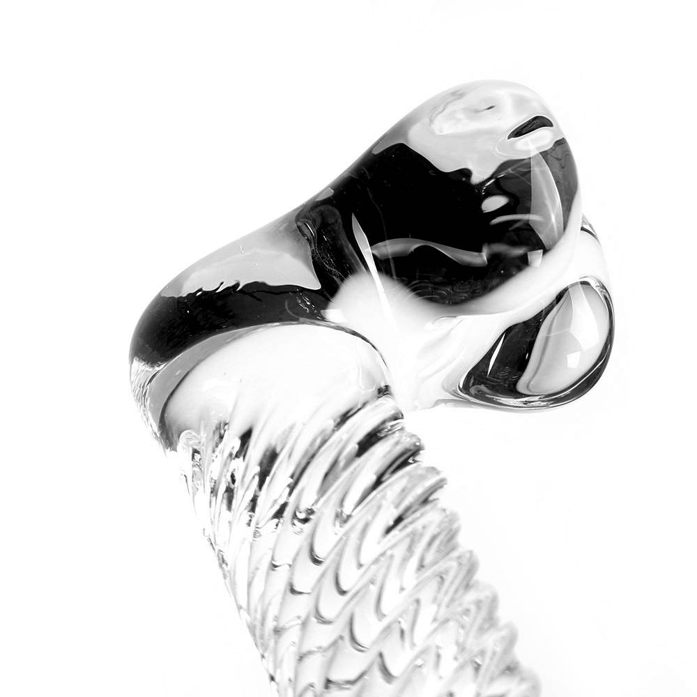 Dildo Klar Penis Gerippt 17 x 3 cm